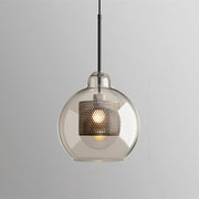 Bauhaus Glass Shade Metal Pendant Light