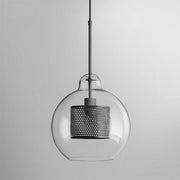Bauhaus Glass Shade Metal Pendant Light