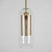 Bauhaus Glass Shade Metal Pendant Light