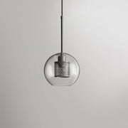 Bauhaus Glass Shade Metal Pendant Light