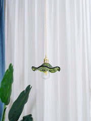 Vintage Small Flower Pendant Light