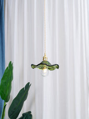 Vintage Small Flower Pendant Light