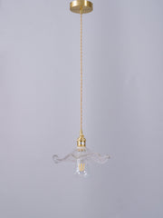 Vintage Small Flower Pendant Light