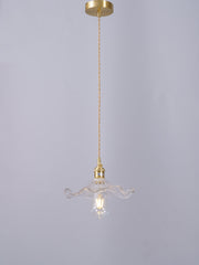 Vintage Small Flower Pendant Light