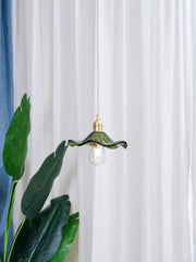 Vintage Small Flower Pendant Light