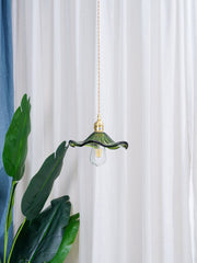 Vintage Small Flower Pendant Light