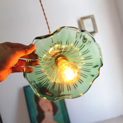 Vintage Small Flower Pendant Light
