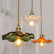 Vintage Small Flower Pendant Light