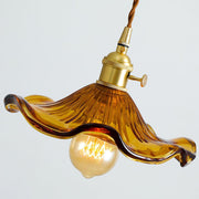 Vintage Small Flower Pendant Light
