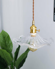 Vintage Small Flower Pendant Light