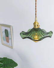 Vintage Small Flower Pendant Light