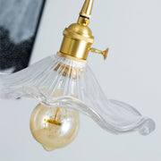 Vintage Small Flower Pendant Light