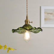 Vintage Small Flower Pendant Light