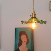 Vintage Small Flower Pendant Light