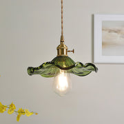 Vintage Small Flower Pendant Light