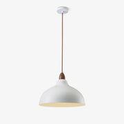 Nordic Rustic White Pendant Lamp