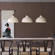 Nordic Rustic White Pendant Lamp