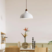 Nordic Rustic White Pendant Lamp
