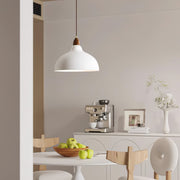 Nordic Rustic White Pendant Lamp
