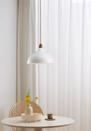 Nordic Rustic White Pendant Lamp