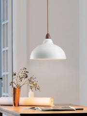 Nordic Rustic White Pendant Lamp