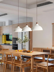 Nordic Rustic White Pendant Lamp
