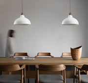 Nordic Rustic White Pendant Lamp
