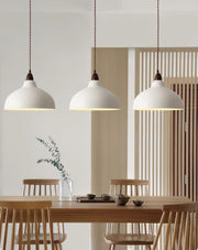 Nordic Rustic White Pendant Lamp