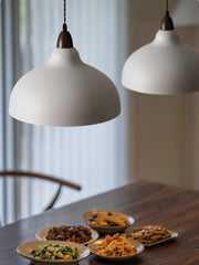 Nordic Rustic White Pendant Lamp