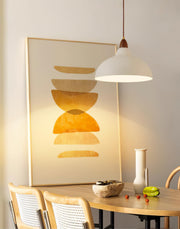 Nordic Rustic White Pendant Lamp