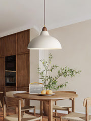 Nordic Rustic White Pendant Lamp