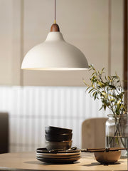 Nordic Rustic White Pendant Lamp