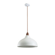 Nordic Rustic White Pendant Lamp