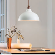 Nordic Rustic White Pendant Lamp