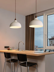 Nordic Rustic White Pendant Lamp