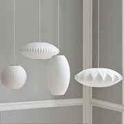 Contemporary Bubble Fabric Pendant Lamp