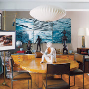 Contemporary Bubble Fabric Pendant Lamp
