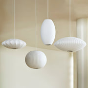 Contemporary Bubble Fabric Pendant Lamp