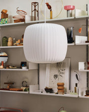 Contemporary Bubble Fabric Pendant Lamp