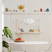 Contemporary Bubble Fabric Pendant Lamp
