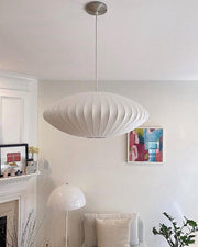 Contemporary Bubble Fabric Pendant Lamp