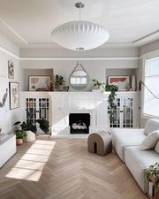 Contemporary Bubble Fabric Pendant Lamp