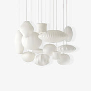 Contemporary Bubble Fabric Pendant Lamp