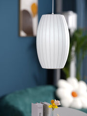 Contemporary Bubble Fabric Pendant Lamp