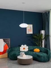 Contemporary Bubble Fabric Pendant Lamp