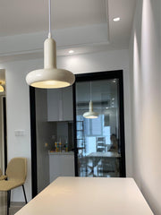 Bauhaus Creamy White Pendant Light