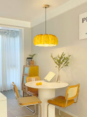Farmhouse Pumpkin Resin Pendant Light