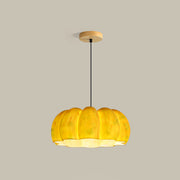 Farmhouse Pumpkin Resin Pendant Light