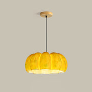 Farmhouse Pumpkin Resin Pendant Light