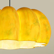 Farmhouse Pumpkin Resin Pendant Light